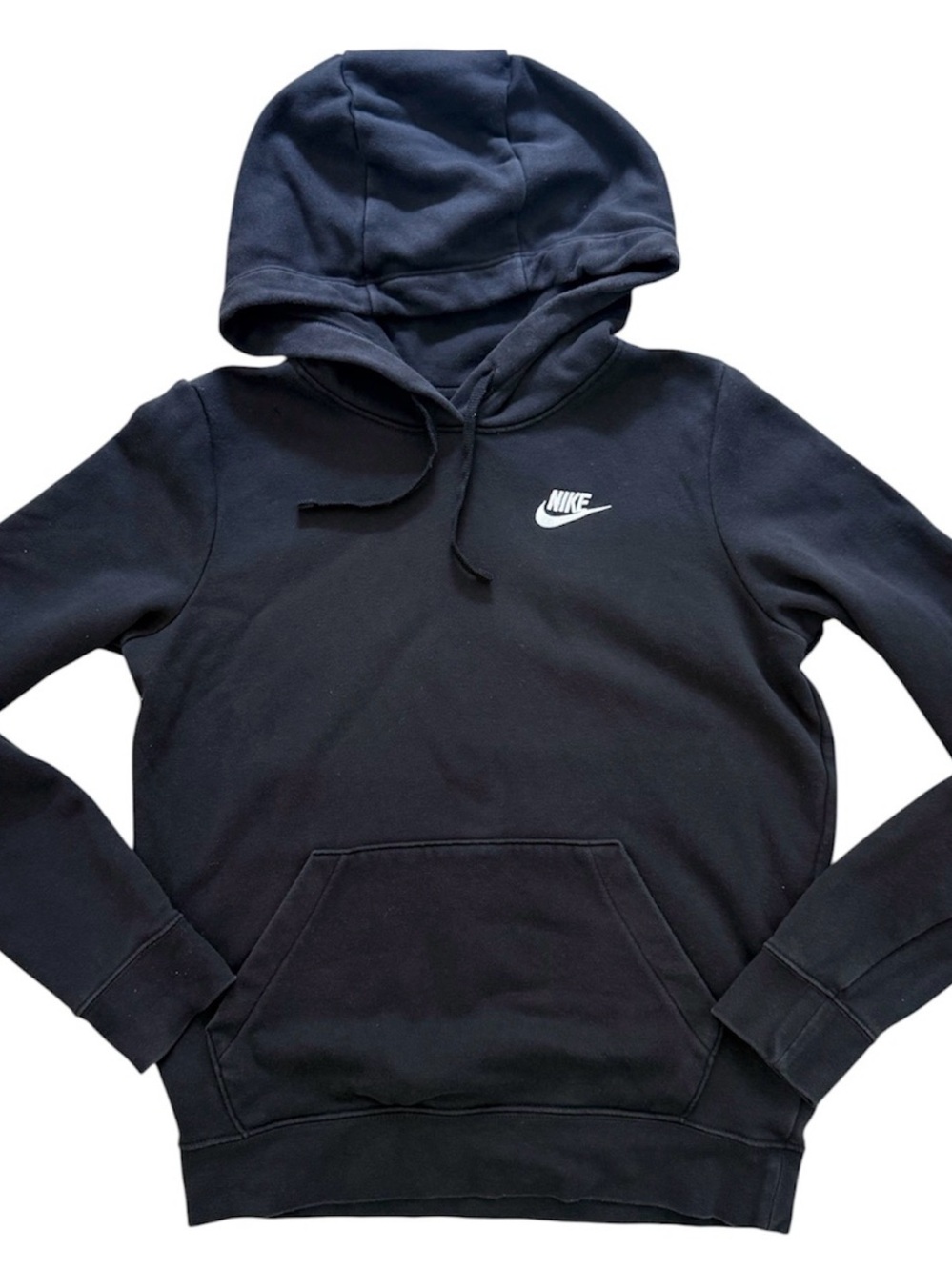 Nike Sportswear Club Fleece pullover hoodie in black, size XS (TP/ECH/EP)